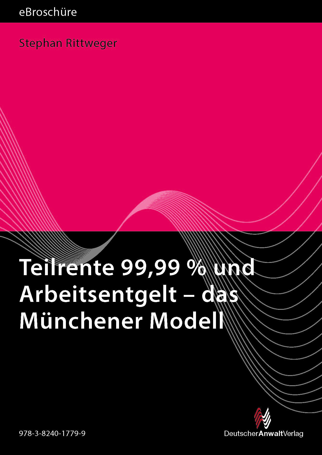 Teilrente 99,99 % und Arbeitsentgelt – das „Münchener Modell"  eBroschüre (PDF)