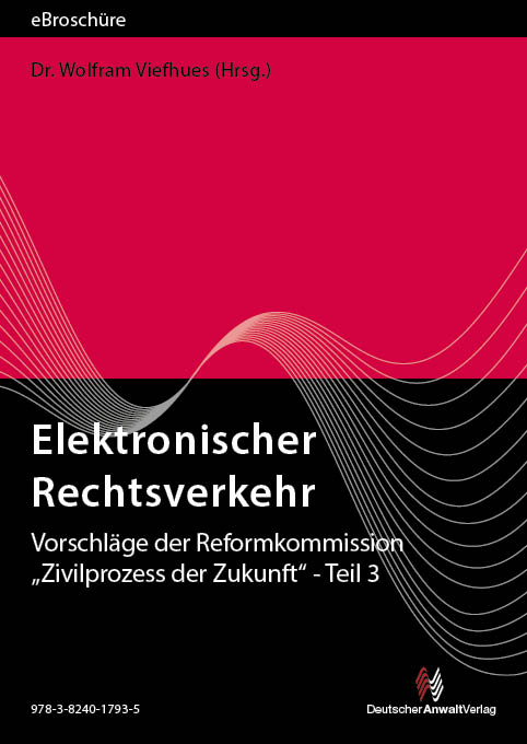 Elektronischer Rechtsverkehr - eBroschüre (PDF), Ausgabe 1/2026