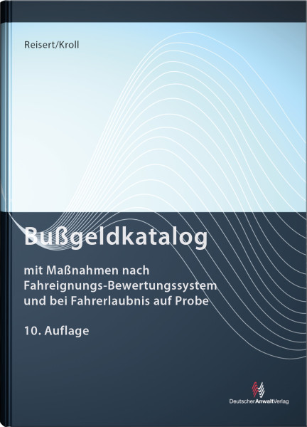 Bußgeldkatalog - Mängelexemplar