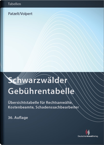 Schwarzwälder Gebührentabelle