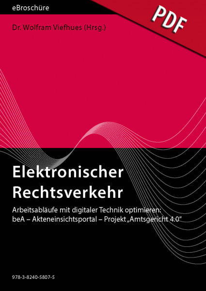 Elektronischer Rechtsverkehr 4/2019 - eBroschüre (PDF)