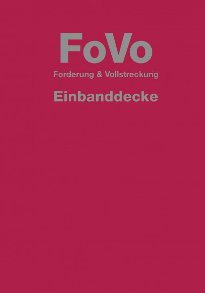 FoVo - Forderung und Vollstreckung Einbanddecke