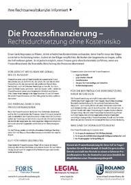 Mandanteninformation Prozessfinanzierung (PDF)