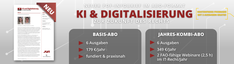 Infobrief KI und Digitalisierung